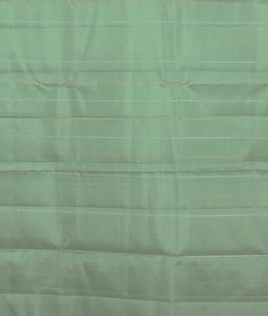 Green Handwoven Kanjivaram Silk Saree T3511733