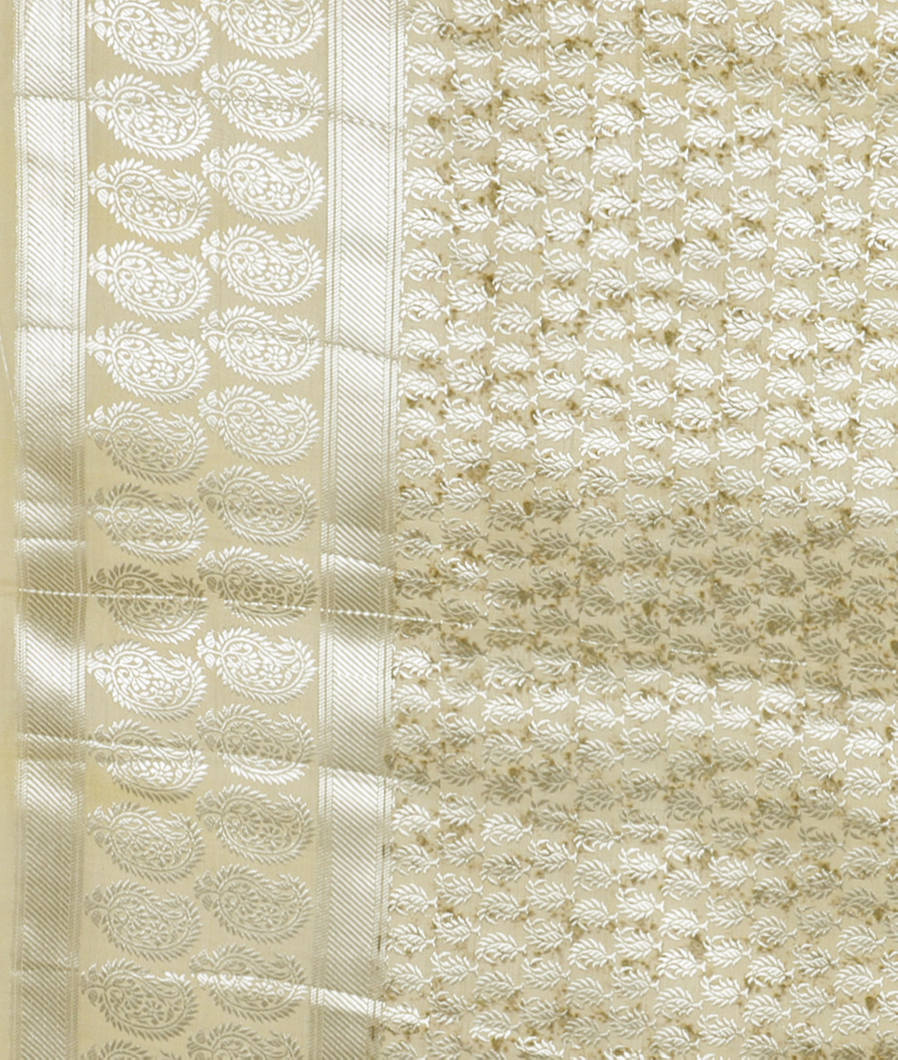 Light Yellow Chaniya Silk Saree T3533123