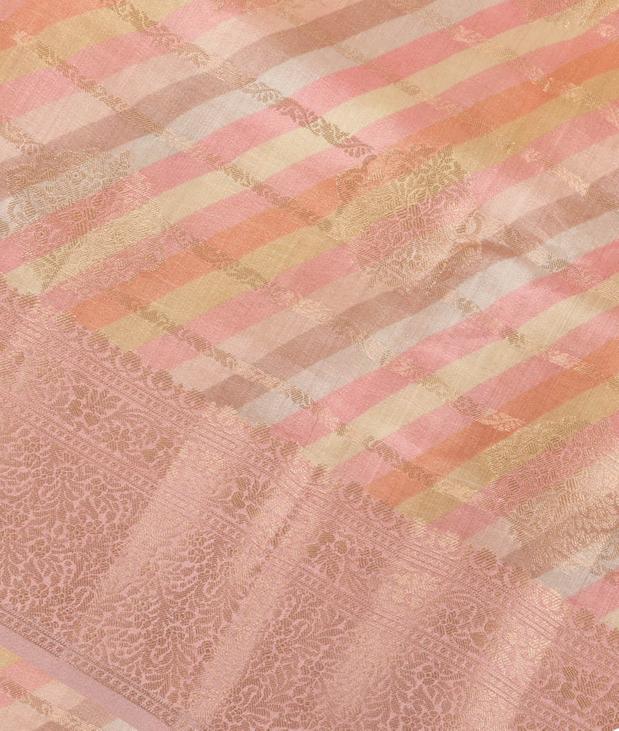 Pink Chaniya Silk Saree T353367-image