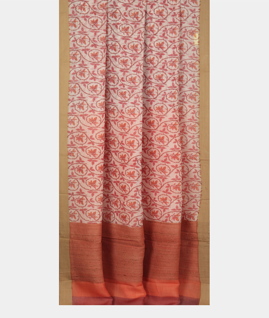 White Kota Cotton Saree T3549012