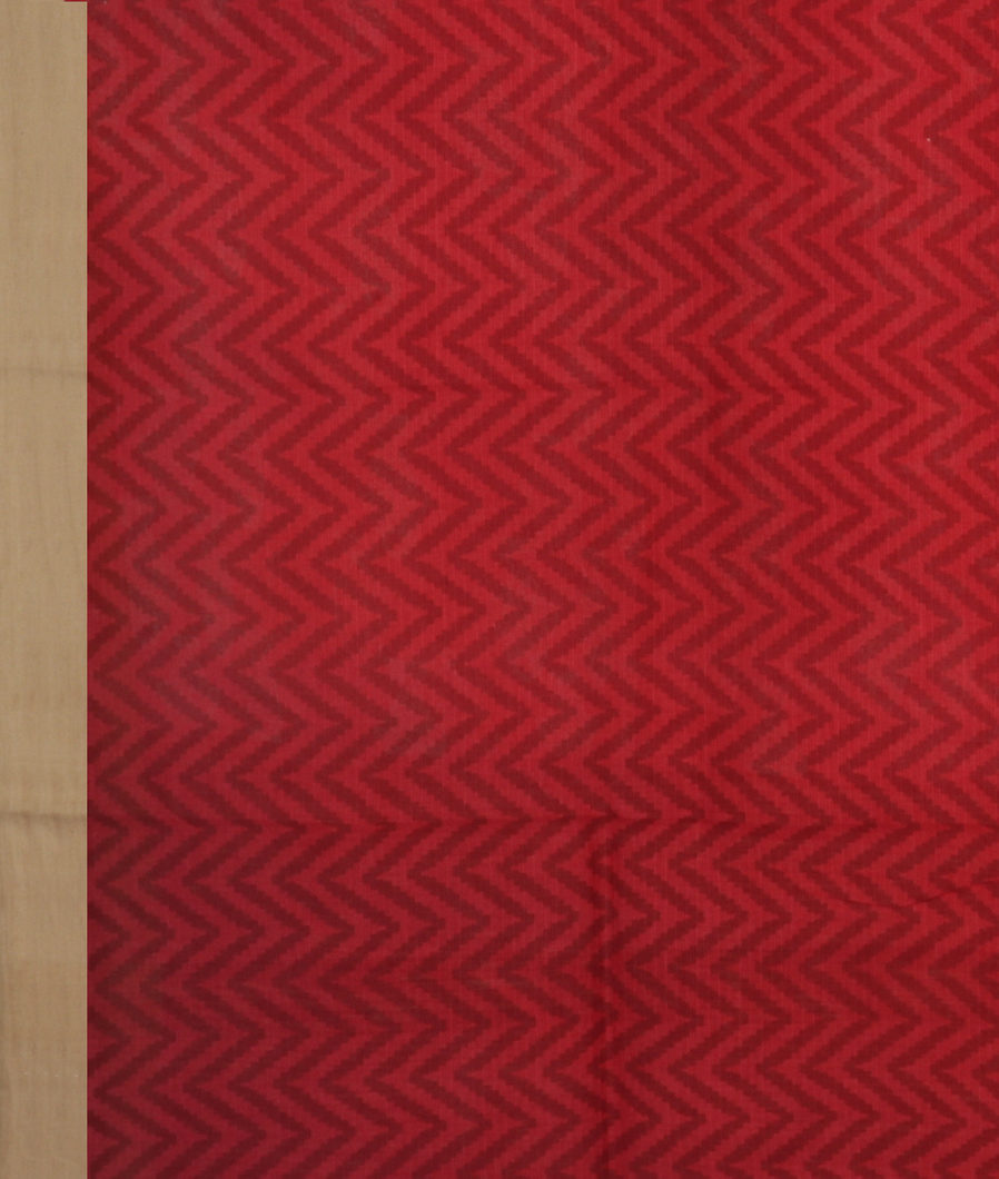 Red Kota Cotton Saree T3548853