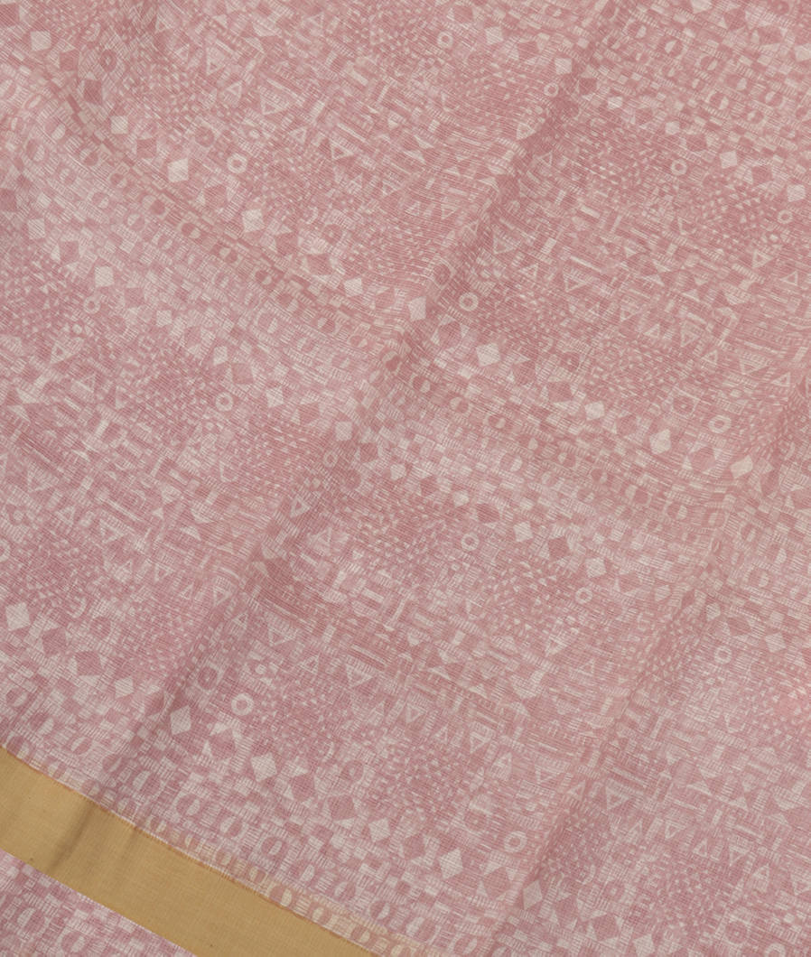 White Kota Cotton Saree T354947-image