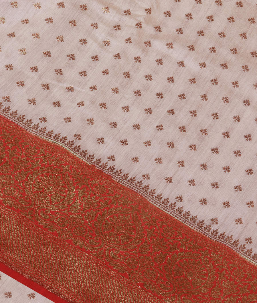 Light Pink Banaras Tussar Saree T352705-image