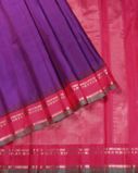 Purple Gadwal Silk Saree T3571072