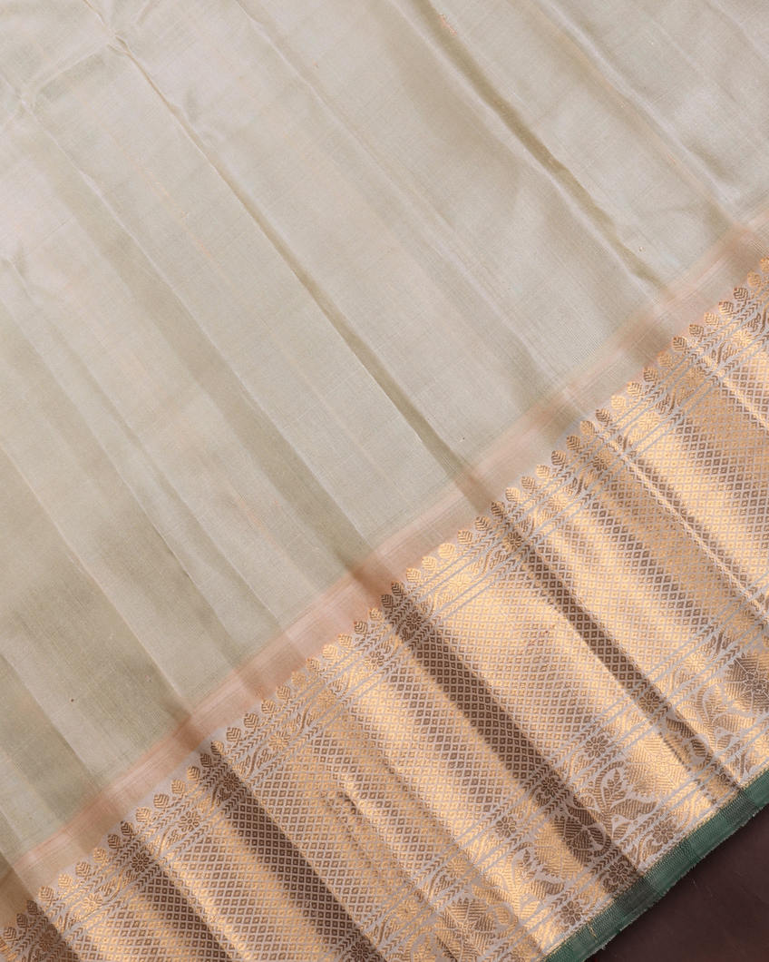 Green Gadwal Silk Saree T3587714