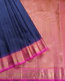 Blue Gadwal Silk Saree T3571222