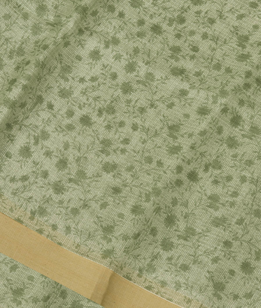 White Kota Cotton Saree T354927-image