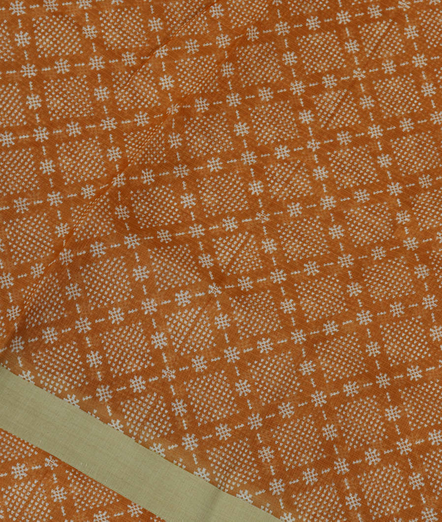 Brown Kota Cotton Saree T354888-image