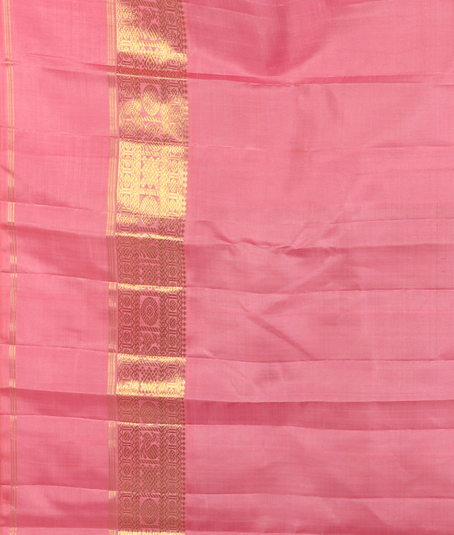 Powder Blue Handwoven Kanjivaram Silk Saree T3495813