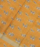 Yellow Kota Cotton Saree T3549411