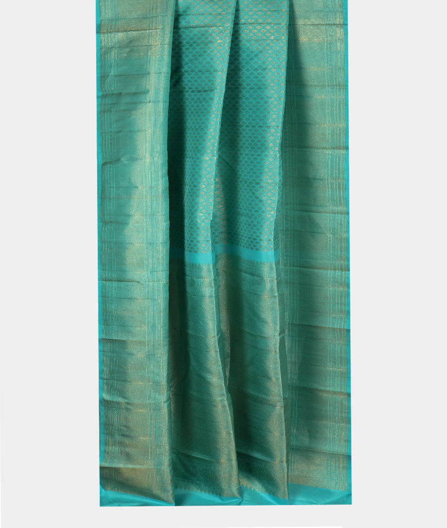 Blue Handwoven Kanjivaram Silk Saree T3246372