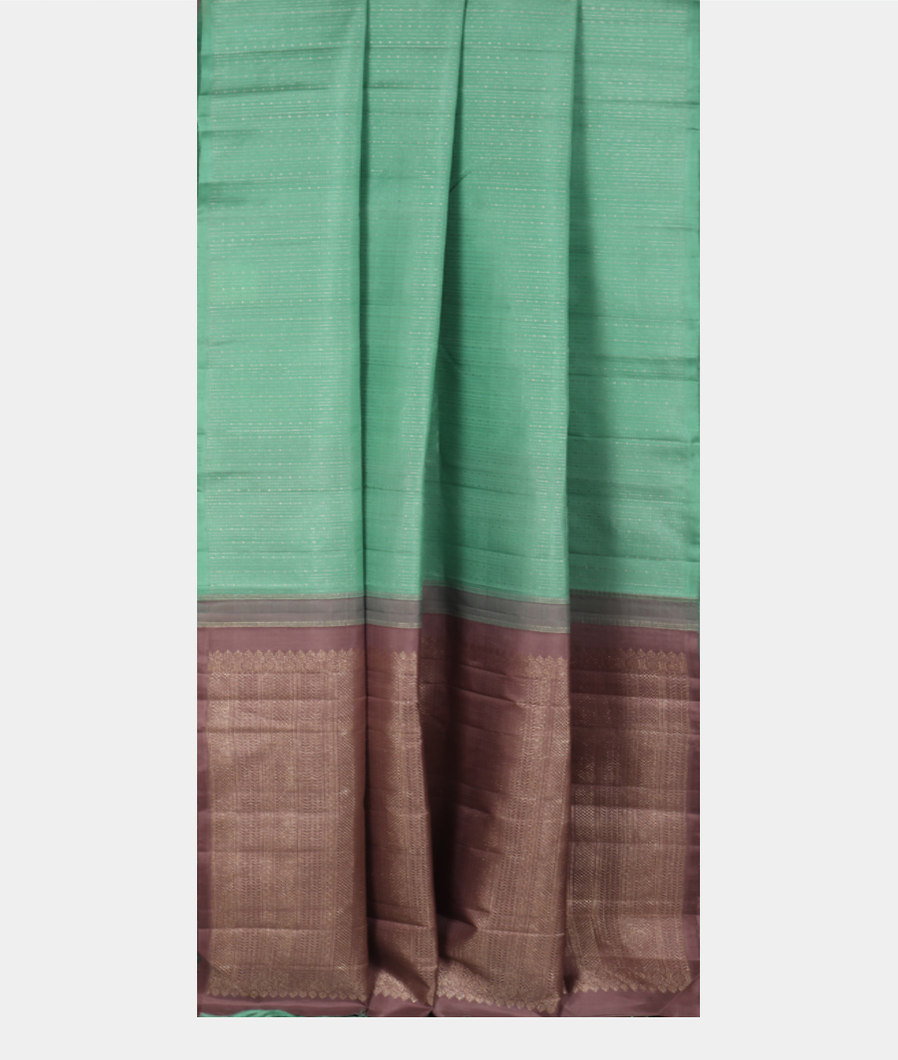 Green Handwoven Kanjivaram Silk Saree T3509142