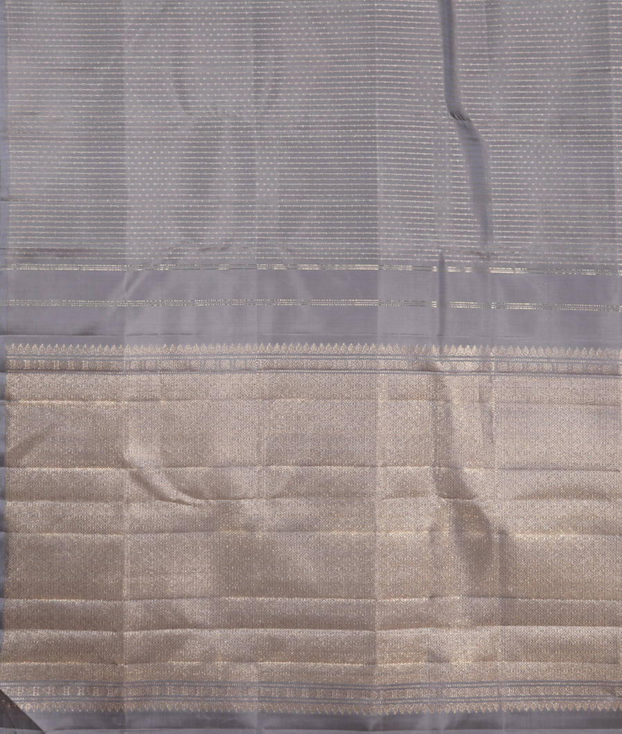 Grey Handwoven Kanjivaram Silk Saree T3551584