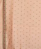 Peach Kora Organza Embroidery Saree T3539543