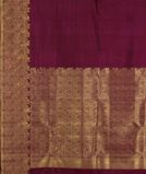 Purple Handwoven Kanjivaram Silk Saree T3611514