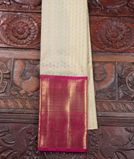 Off-White Handwoven Kanjivaram Silk Pavadai T3607161