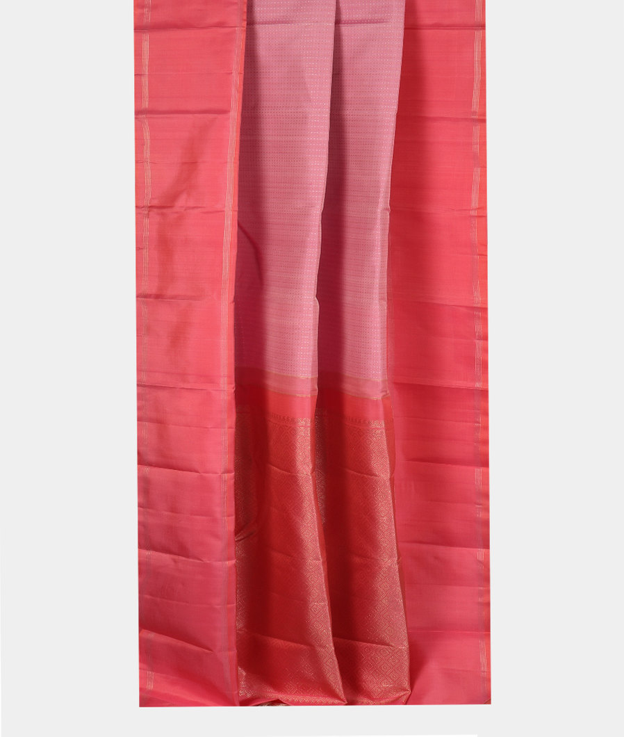 Pink Handwoven Kanjivaram Silk Saree T3608882