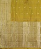 Yellowish Green Handwoven Kanjivaram Silk Saree T3511904
