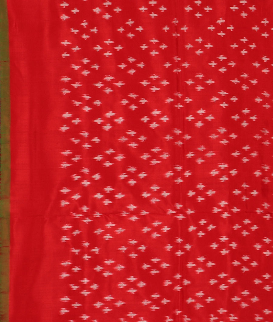 Midnight Blue Ikat Silk Saree T3582903