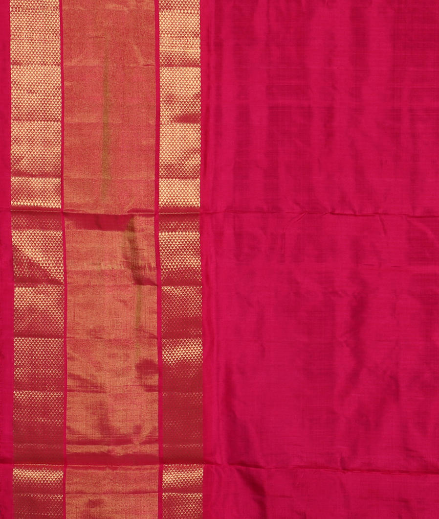 Blue Ikat Silk Saree T3582453