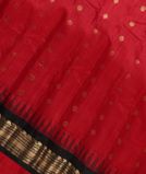 Red Gadwal Silk Saree T3587411