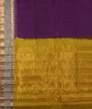 Purple Gadwal Silk Saree T3587284