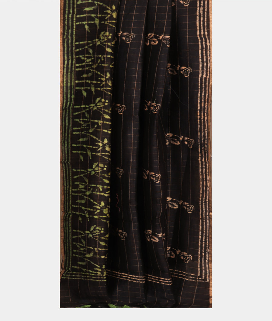 black-linen-printed-saree-t349063-t349063-b