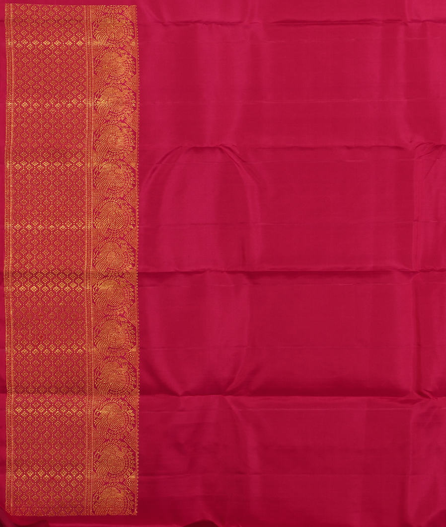 Magenta Handwoven Kanjivaram Silk Saree T2723463