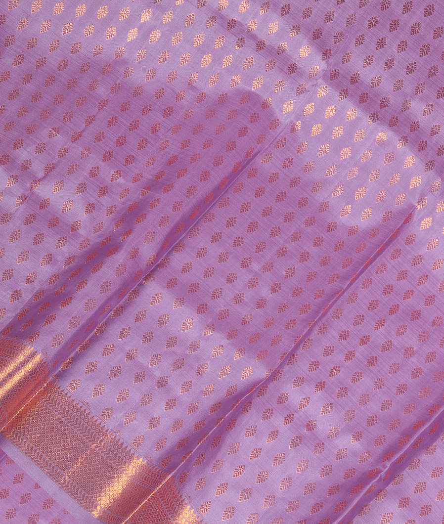 Lavender Handwoven Kanjivaram Silk Dupatta T360658-image