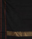 Black and Grey Handwoven Kanjivaram Silk Saree T3504473
