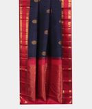 Blue Handwoven Kanjivaram Silk Saree T3018552