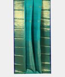 Bluish Green Handwoven Kanjivaram Silk Saree T2909912