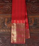 Red Handwoven Kanjivaram Silk Saree T2910461