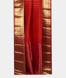 Red Handwoven Kanjivaram Silk Saree T2910462