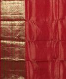 Red Handwoven Kanjivaram Silk Saree T2910463