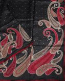 Black Tussar Embroidery Saree T3593242