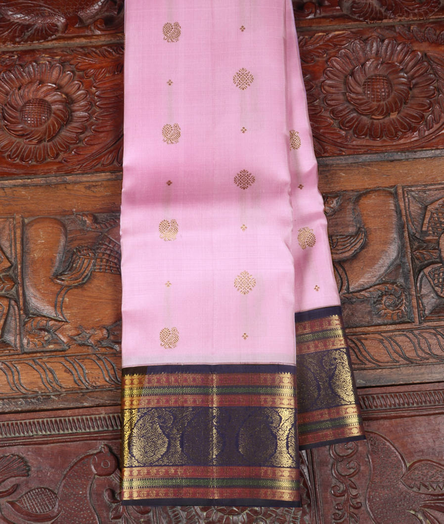 Lavender Handwoven Kanjivaram Silk Saree T343827-image
