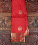 Red Handwoven Kanjivaram Silk Saree T2910521