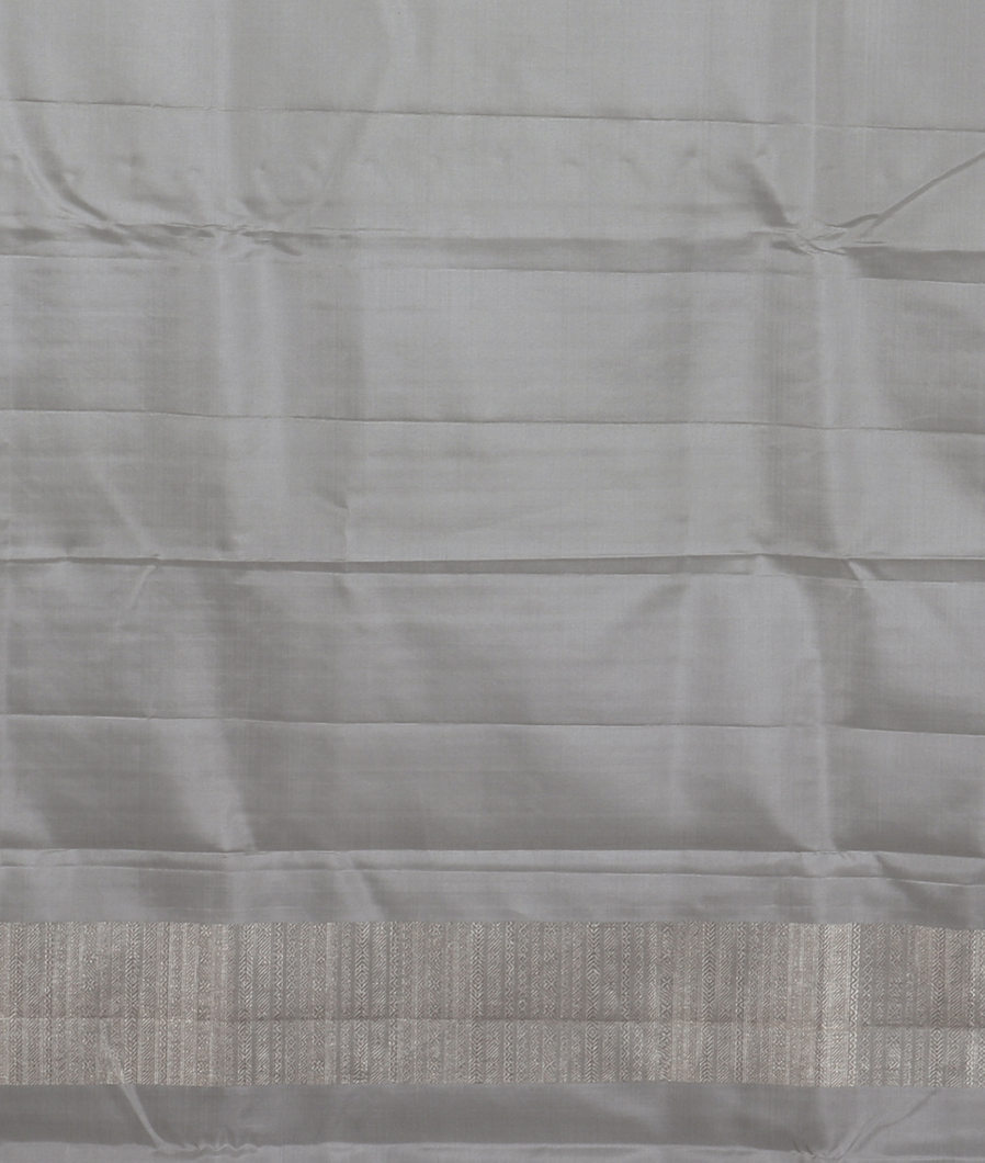 Grey Handwoven Kanjivaram Silk Saree T3417473