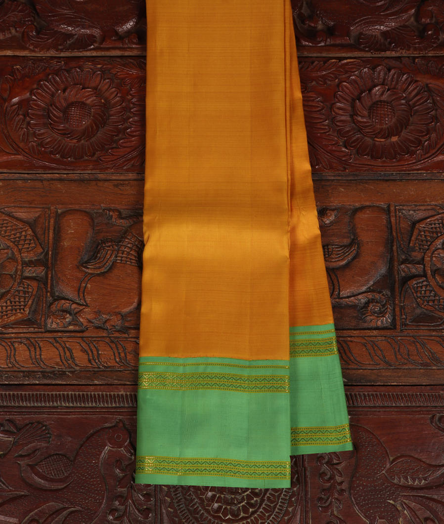 Yellow Handwoven Kanjivaram Silk Saree T251595-image