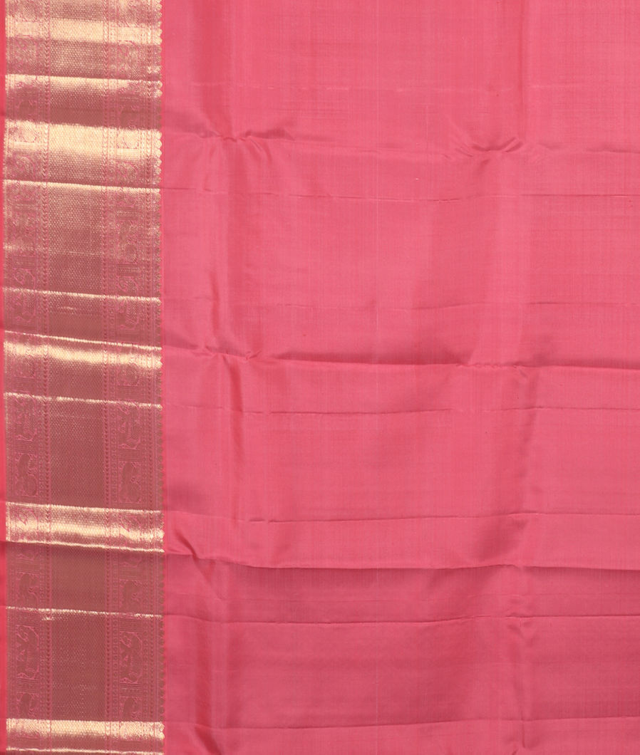 Pink Handwoven Kanjivaram Silk Saree T3147323