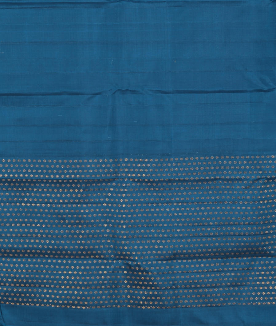 Blue Handwoven Kanjivaram Silk Saree T3296193