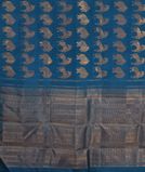Blue Handwoven Kanjivaram Silk Saree T3296194