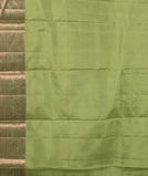 Green Handwoven Kanjivaram Silk Saree T2768373