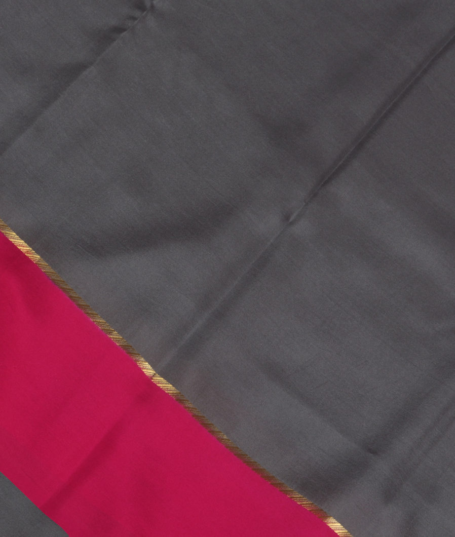 Grey Mysore Silk Saree T344059-image