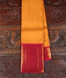 Yellow Handwoven Kanjivaram Silk Saree T3510871