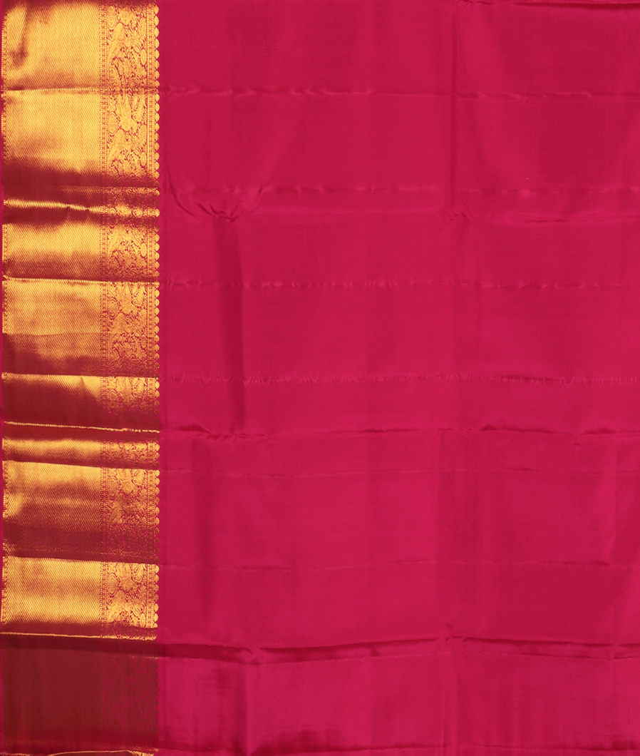 Yellow Handwoven Kanjivaram Silk Saree T3510873