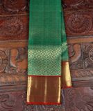 Green Handwoven Kanjivaram Silk Saree T3530371