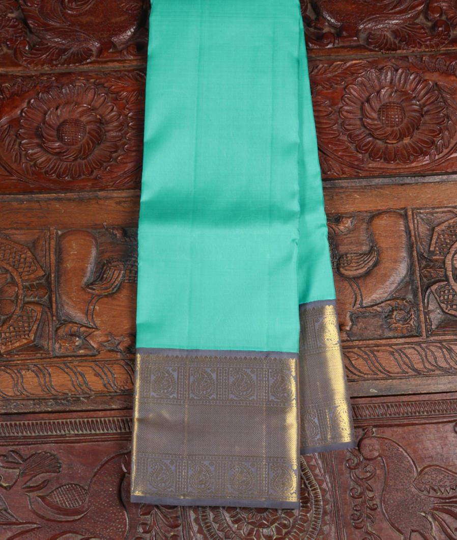 Blue Handwoven Kanjivaram Silk Saree T350796-image