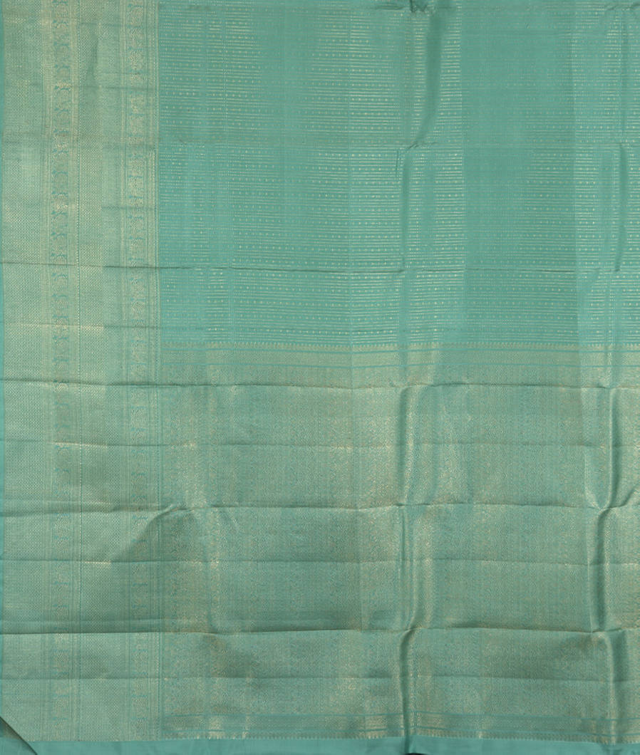 Green Handwoven Kanjivaram Silk Saree T3381844